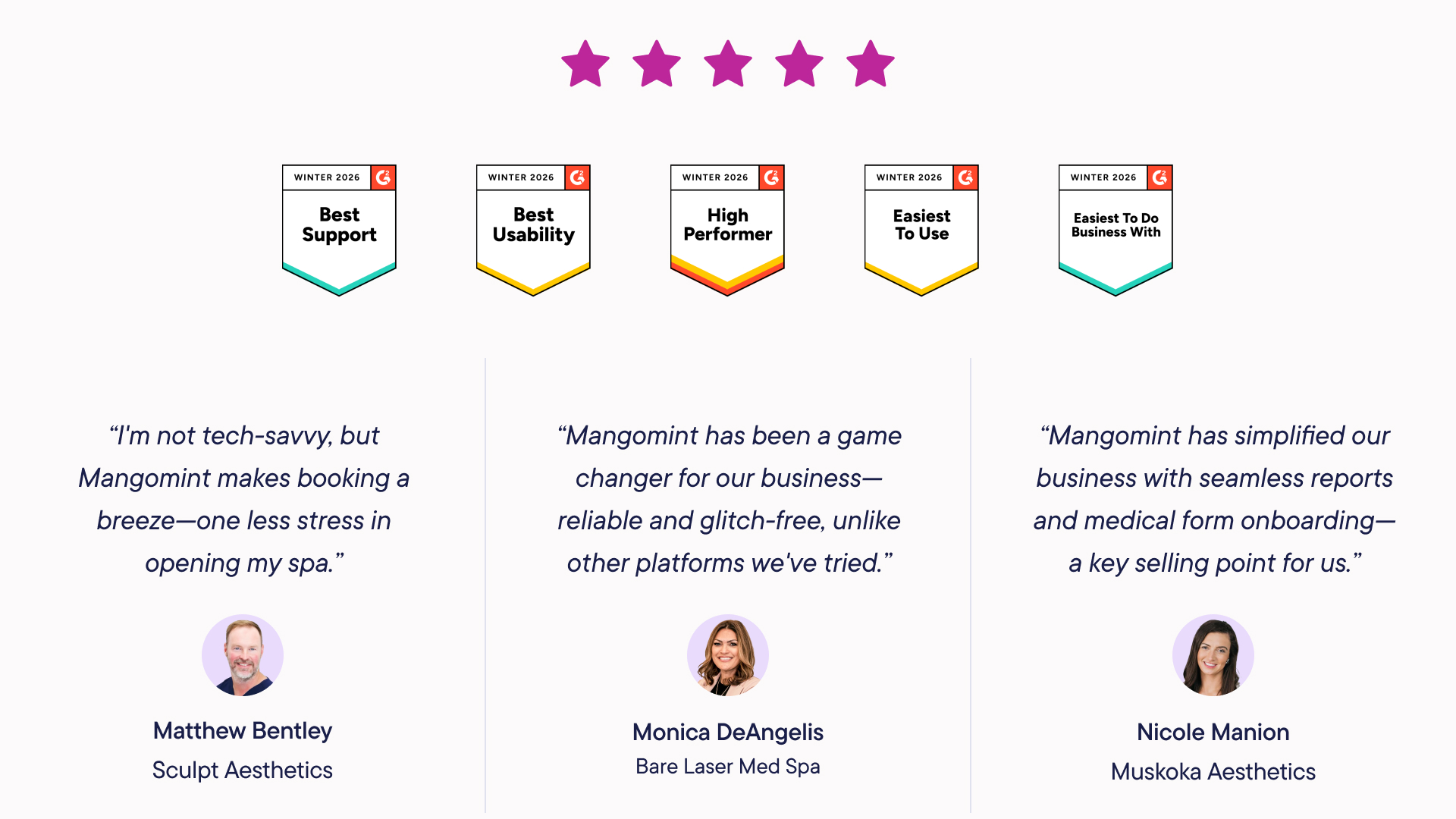 Hear it from best-in-class beauty professionals