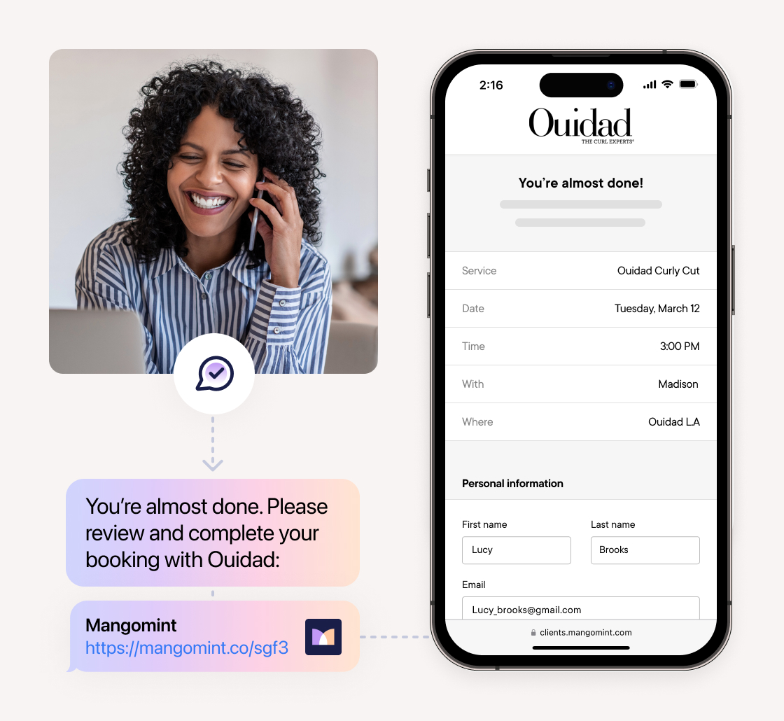 EXPRESS BOOKING™ for booth renters