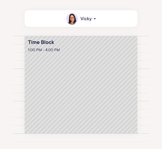 Block out time on the calendar