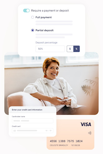 Secure deposits & cards-on-file mobile