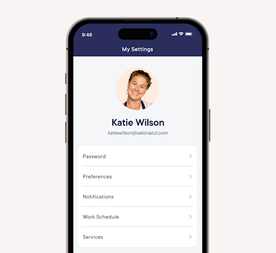 Individual staff accounts