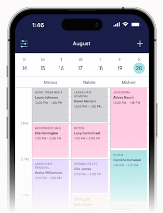 Med Spa Management Software mobile