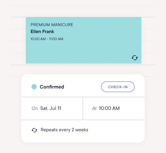 Create repeating appointments