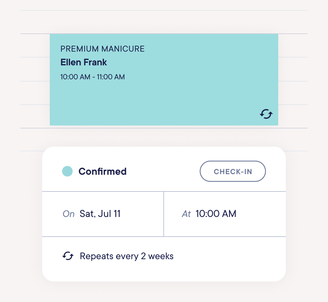 Create repeating appointments