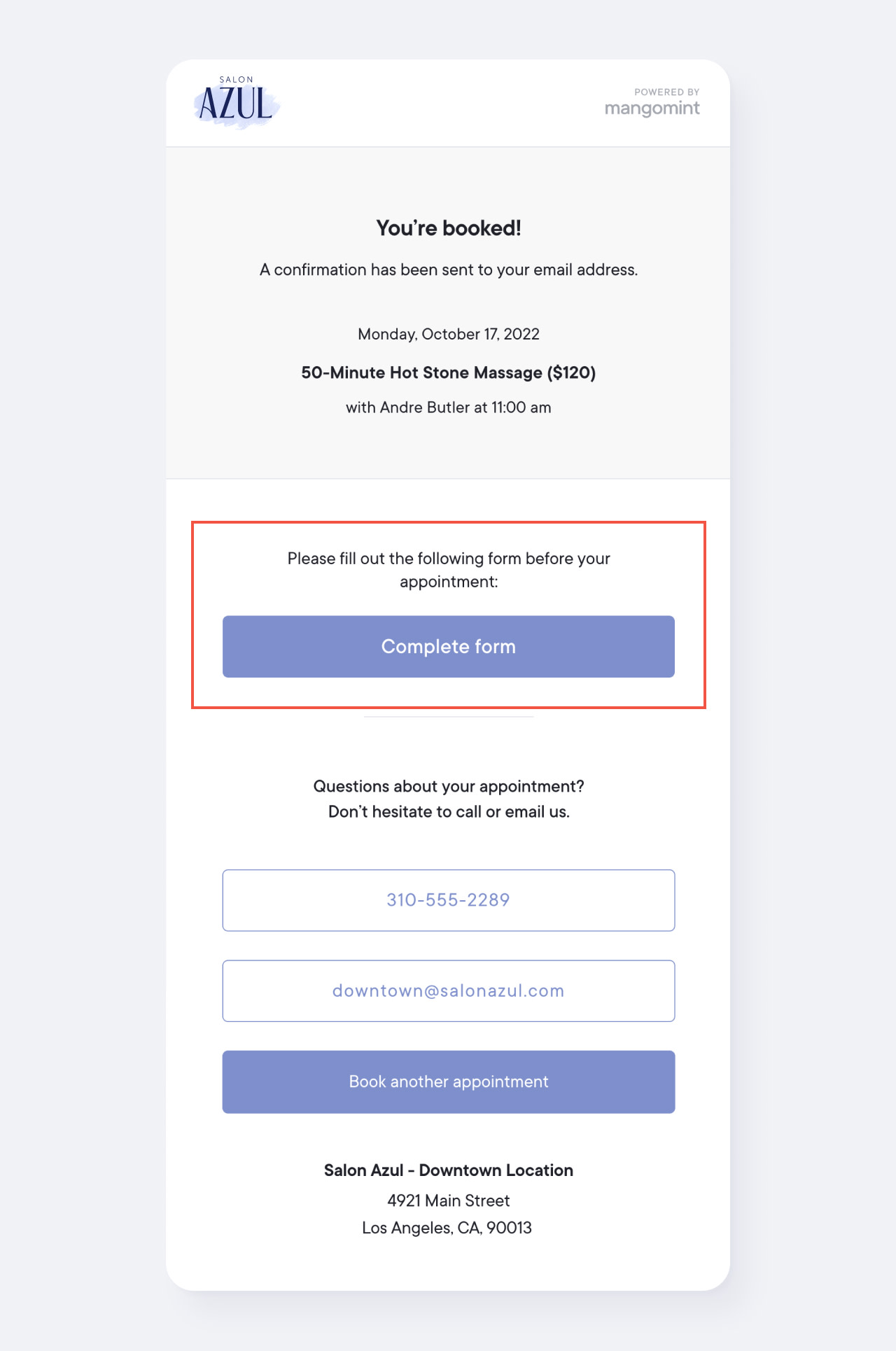Sending Forms to Clients | Mangomint Salon and Spa Software