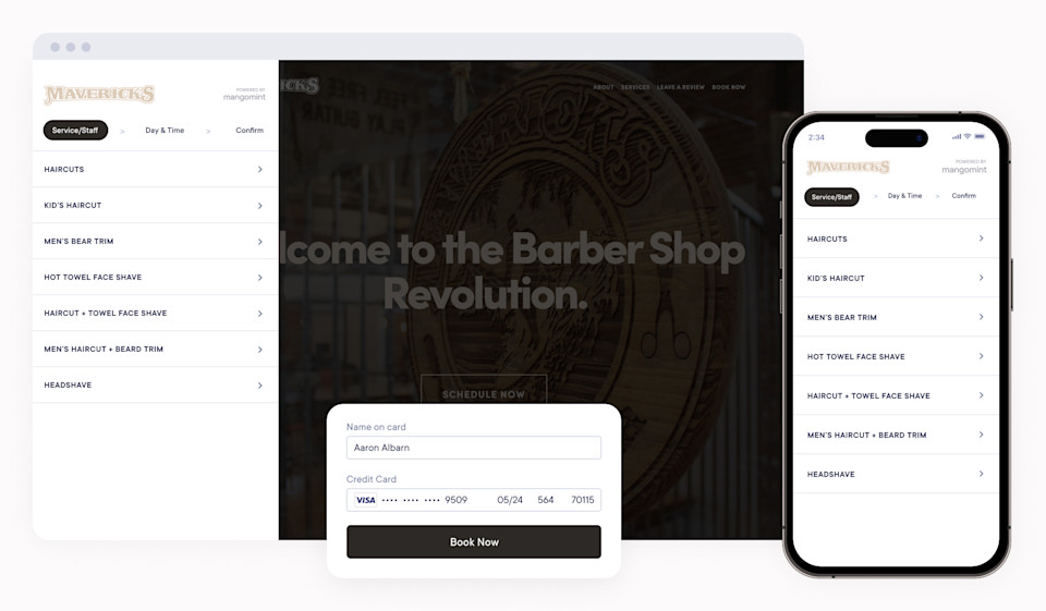 BARBERSHOP BOOKING SYSTEM