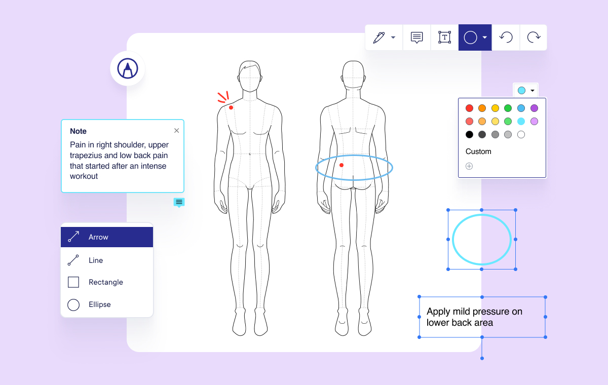 Image Markup for Massage Therapy Practices