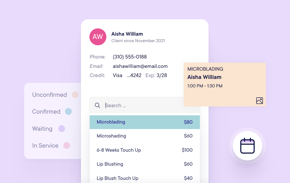 Calendar & Appointments