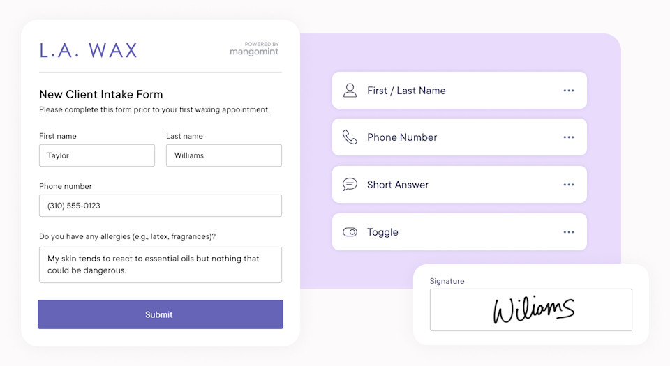 Customizable Forms