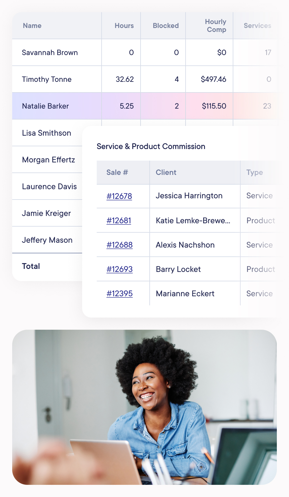 Interactive payroll processing mobile