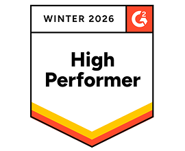 G2 High Performer Winter 2026 Badge