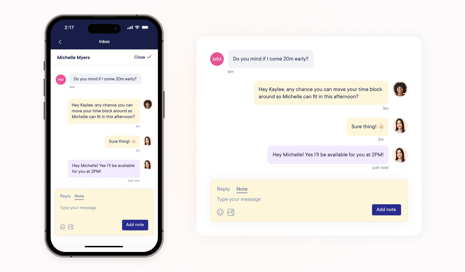 Track Internal Notes