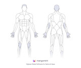 Free body chart template downloads (PDF) | Mangomint Salon and Spa Software