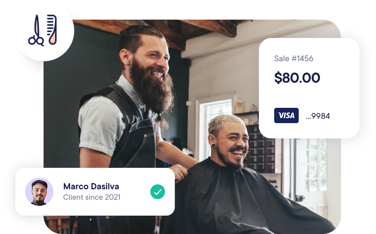 HIGHEST-RATED BARBERSHOP SOFTWARE - Desktop image