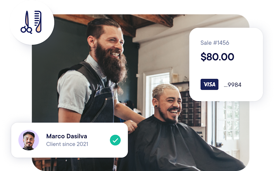 HIGHEST-RATED BARBERSHOP SOFTWARE - Desktop image