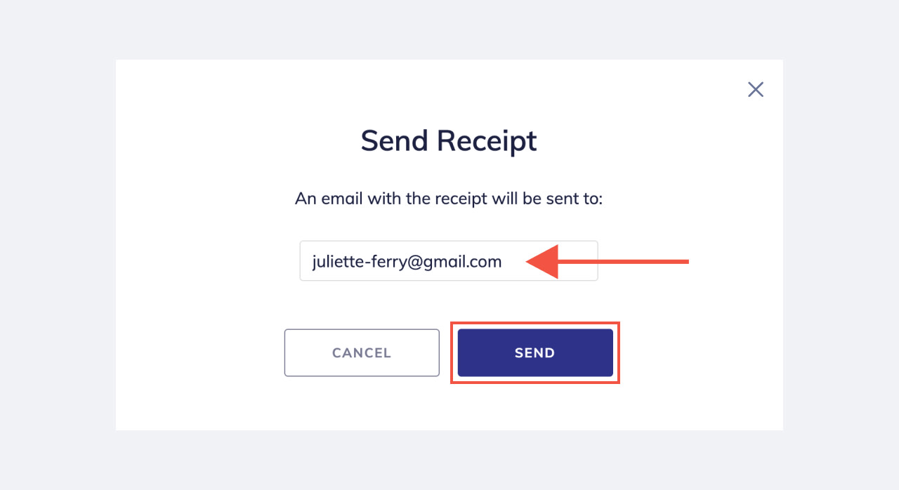 Recipt Send Sending and Printing a Client Receipt | Mangomint Salon and Spa Software