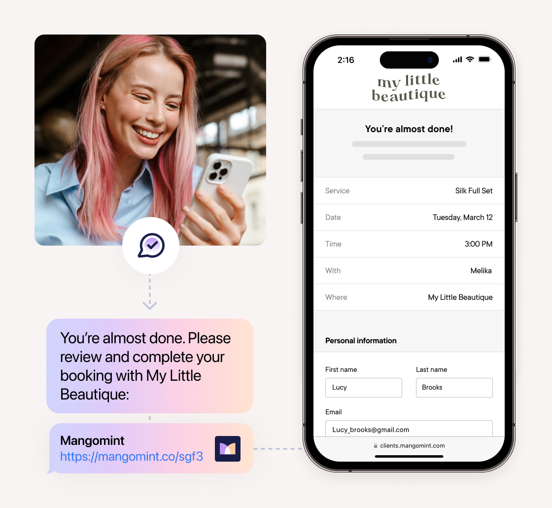 Streamline your booking process