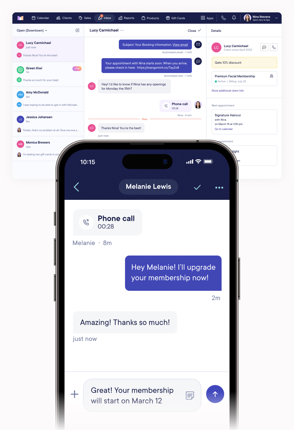 Streamline Communication mobile