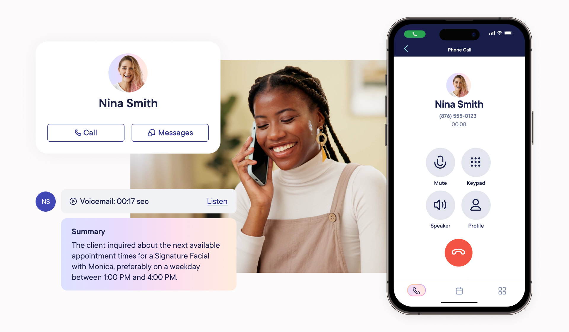 Call, Text, & Chat | Mangomint Salon & Spa Software