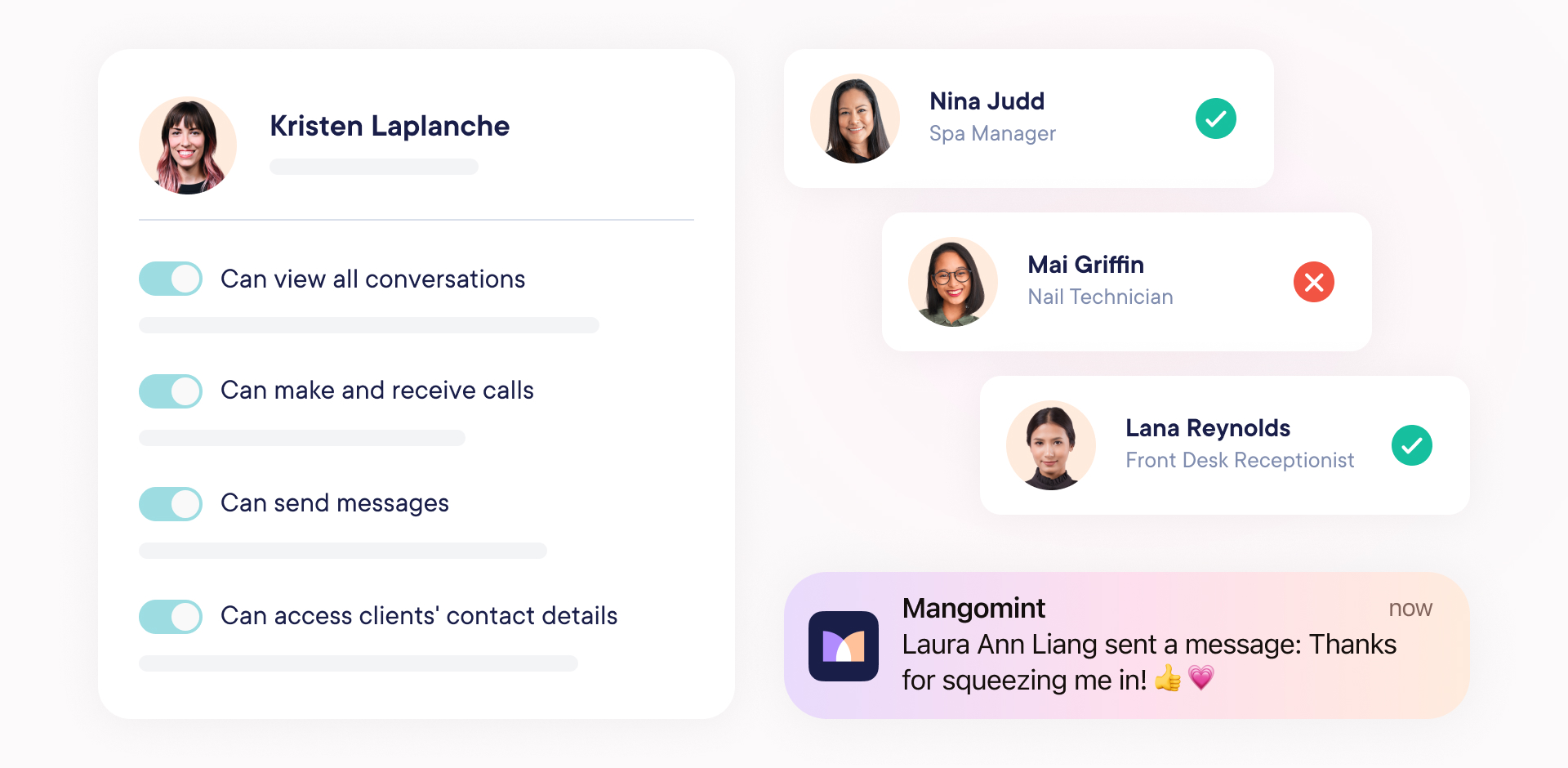 Customize Staff Permissions
