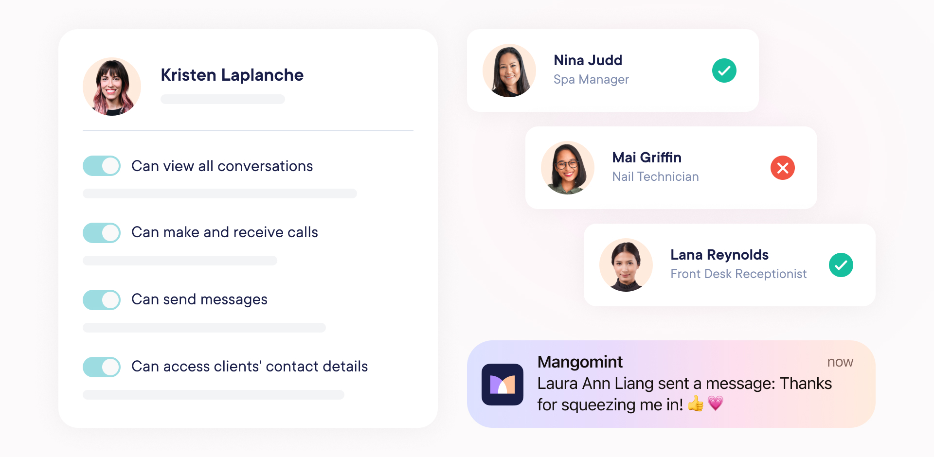 Customize Staff Permissions