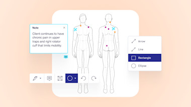 Free body chart template downloads (PDF) | Mangomint Salon and Spa Software