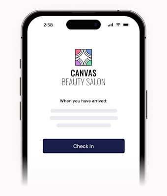 **Clients check themselves in** once they have arrived using a link in the text message. Staff then get alerted that their clients are waiting.