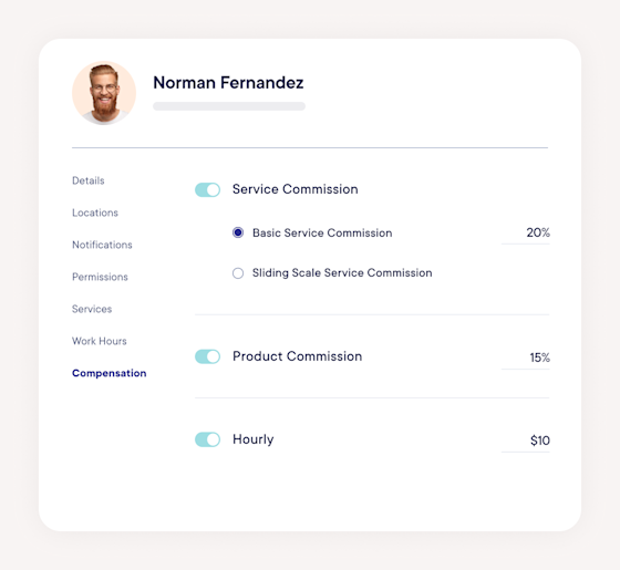 Custom compensation structures
