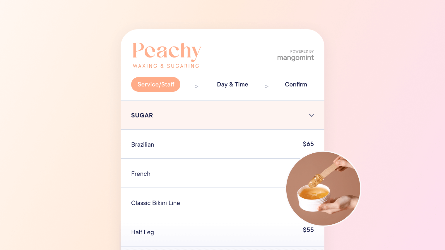 Lay Bare Menu 28 Waxing salon service menu ideas | Mangomint Salon and Spa Software