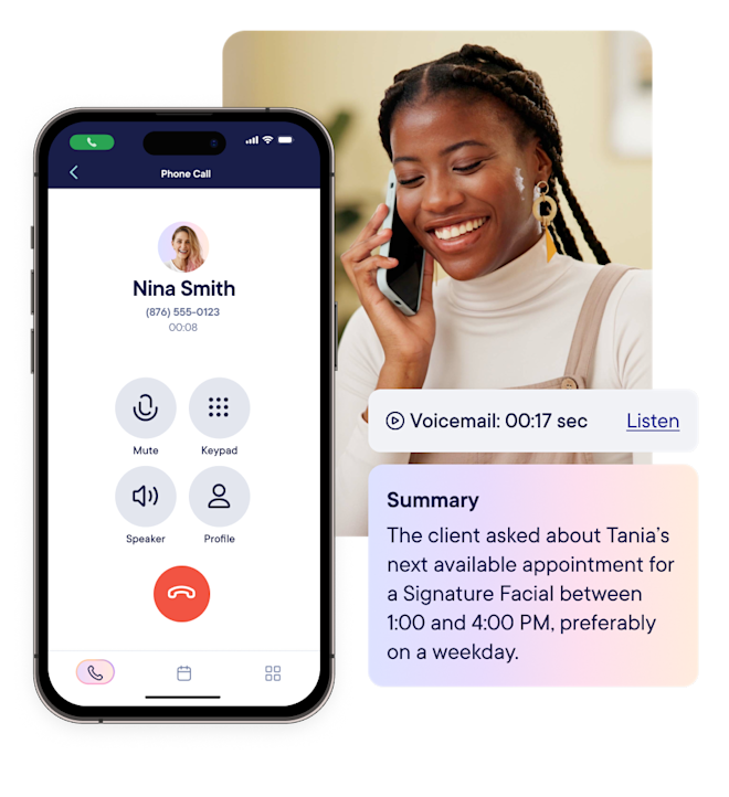 Call, Text, & Chat | Mangomint Salon & Spa Software