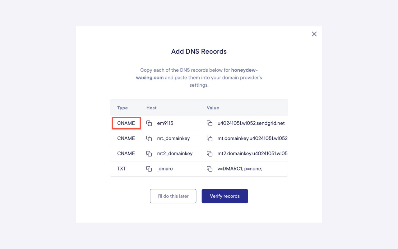 Adding DNS Records to Wix | Mangomint Salon and Spa Software