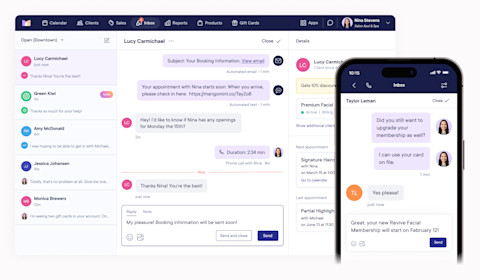 Call, Text, & Chat | Mangomint Salon & Spa Software