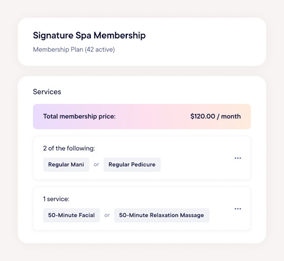 Create service-based memberships