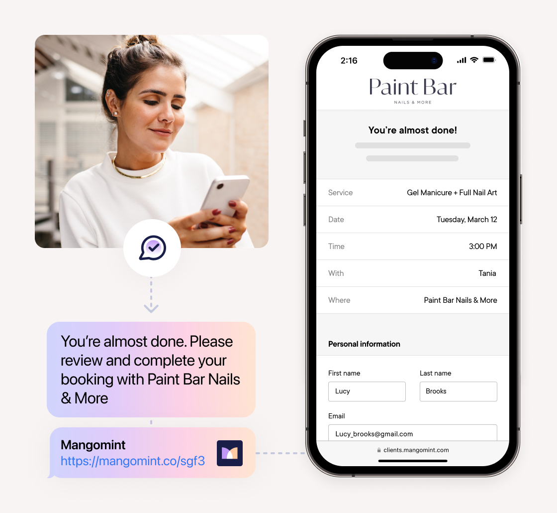 Booking for high-demand nail salons