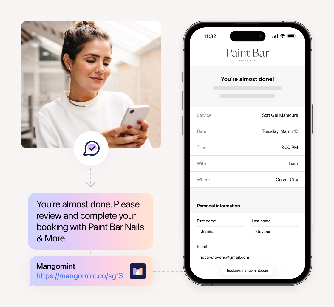 Booking for high-demand nail salons