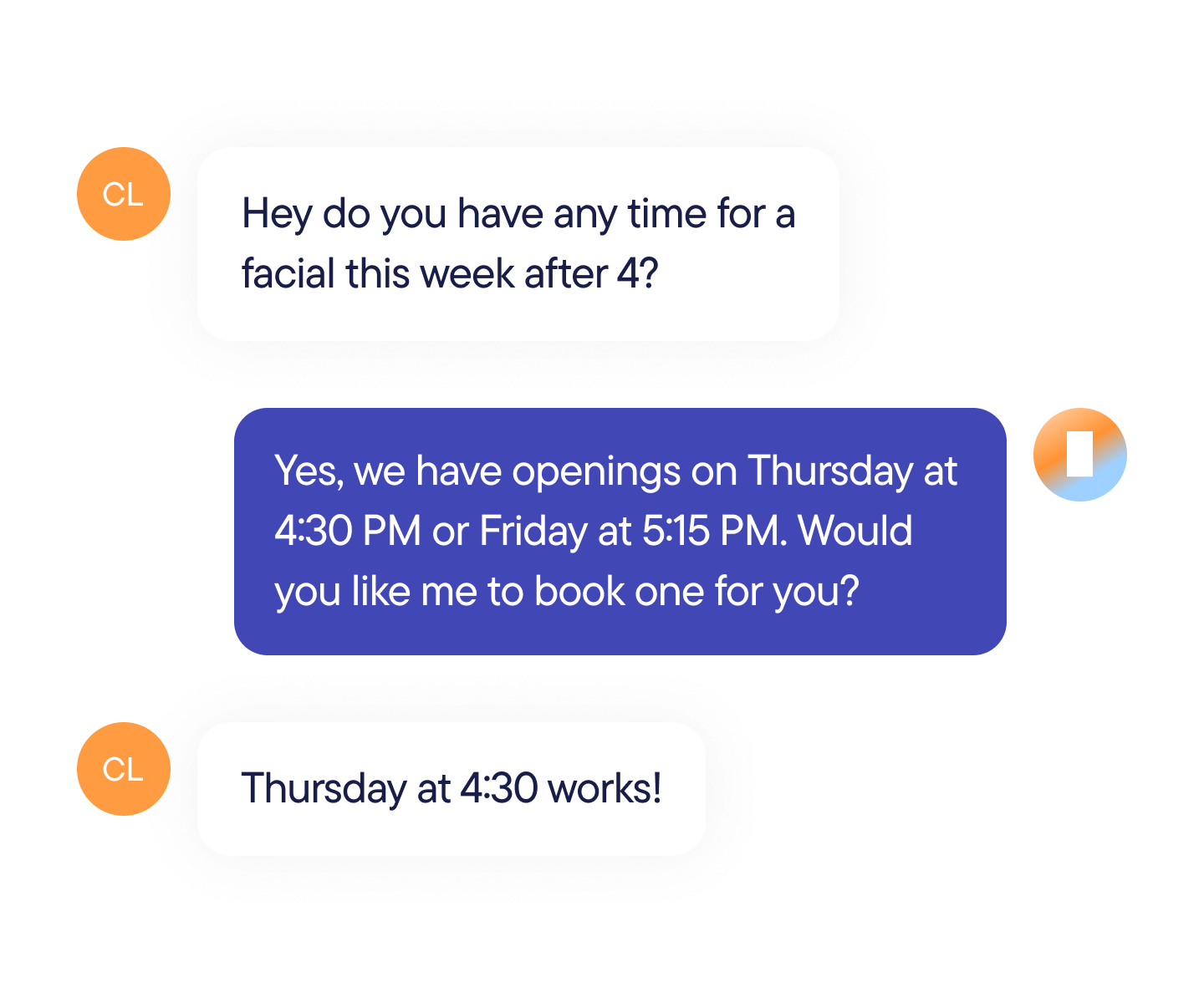 Text conversation