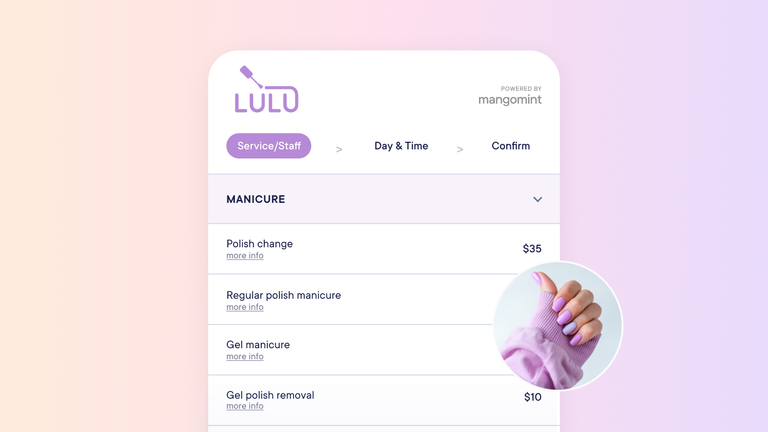 Nail salon menu: 32 service ideas, add-ons, and prices