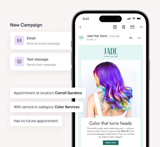 Email & text marketing