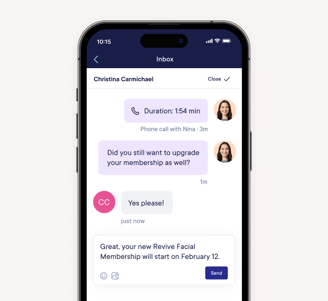 Communicate with clients on the go