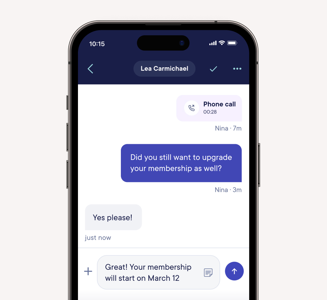 Communicate with clients on the go