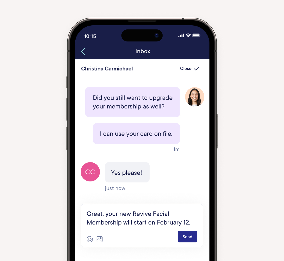 Communicate with clients on the go