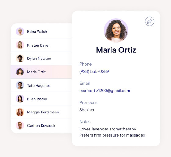 Keep client details organized