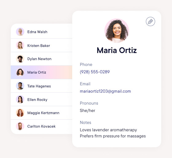 Keep client details organized