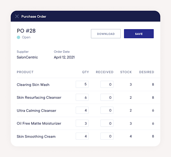 Purchase orders