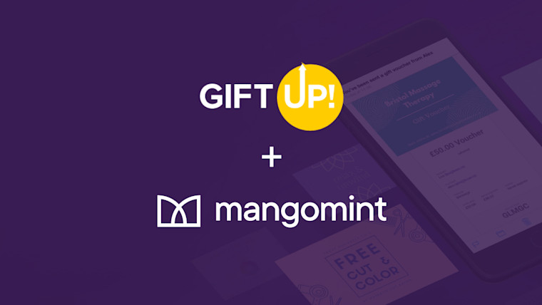Gift Up! and Mangomint partner to make gift cards easy