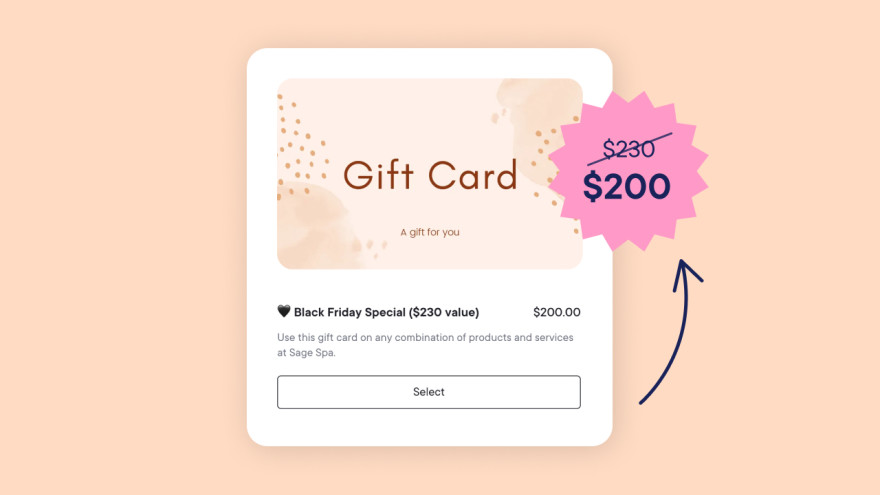 Gift Card Promotions in Mangomint