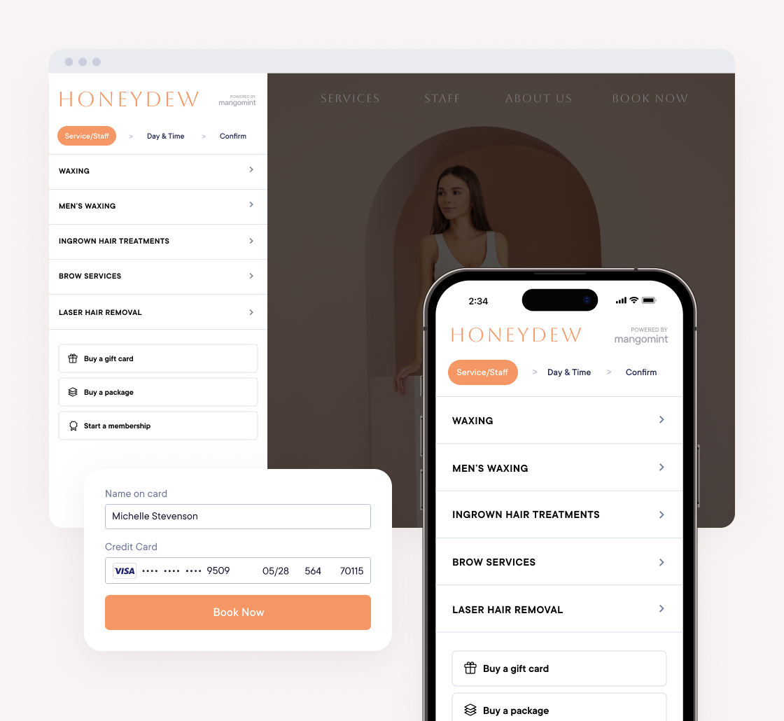 Login-free online booking