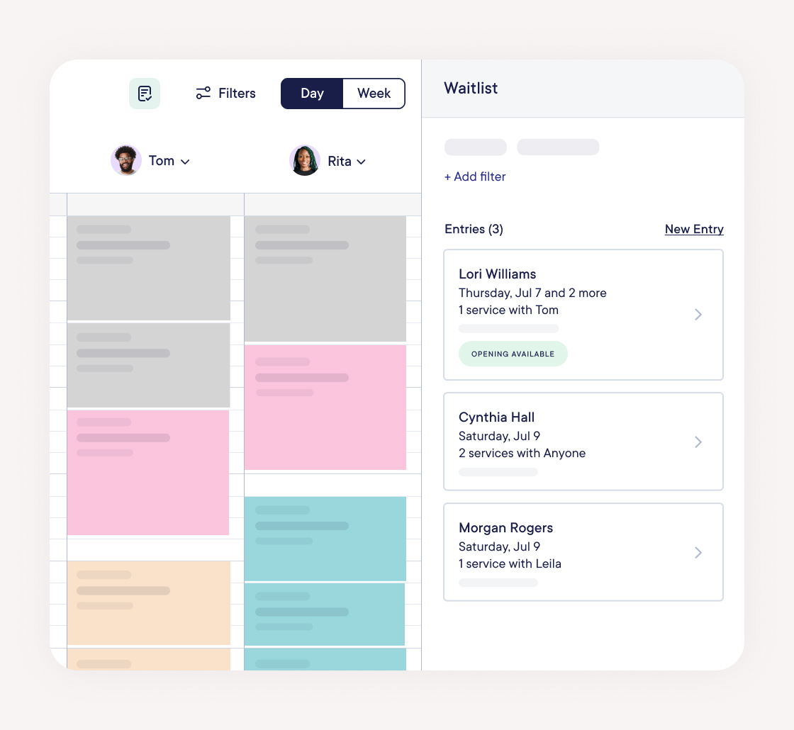 Fill openings automatically with the Intelligent Waitlist