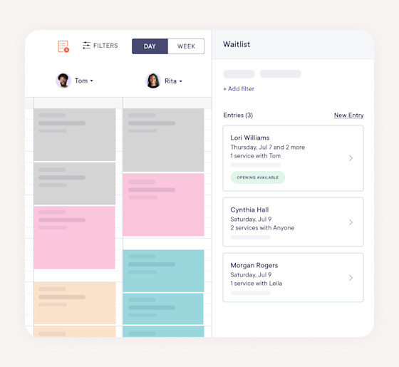 Fill openings automatically with the Intelligent Waitlist