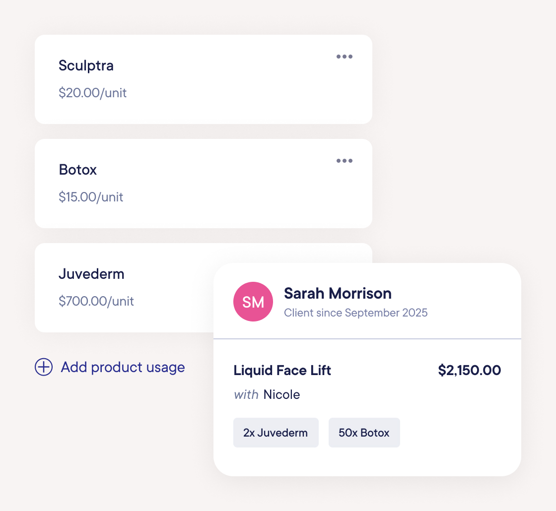 Product usage tracking